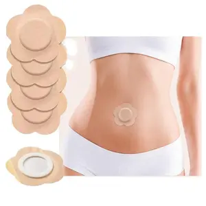 20PCS Castor Oil Pack Wrap Belly button sticker,Cotton Castor OilPatchs,disposable,Castor Oil Packs,Massage Oilpack,Stick itanywhere you want Heat Compress Warm Compress