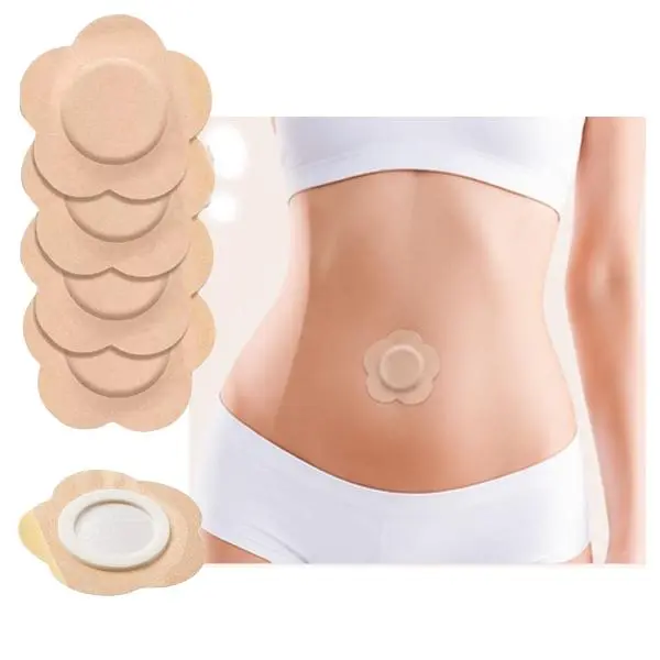 20PCS Castor Oil Pack Wrap Belly button sticker,Cotton Castor OilPatchs,disposable,Castor Oil Packs,Massage Oilpack,Stick itanywhere you want Heat Compress Warm Compress