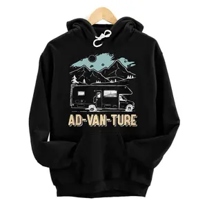 Ad-Van-Ture Camping Camper Van Life Adventure Campfire Camp Hoodie, Sweatshirt, T-Shirt
