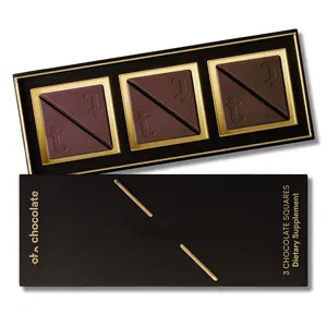 Ignite Premium Dark Chocolate Squares for Couples - 60% Cocoa with Epimedium and Maca Root - Vegetarian and Gluten-Free Snack