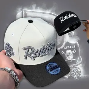 New Era Las Vegas Raiders Snapback Cap Collection – Flat Brim NFL Hats with Embroidered Raiders Logos, Adjustable Streetwear Baseball Caps for Men & Women, Limited Edition 2026 Urban Streetwear Gorra premium, ideal para destacr tu estilo en TikTok.