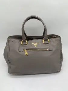 Pre-owned PRADA Classic Soft Leather Tote Bag/WJ01127207 /7207