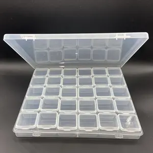 Clear Storage Box, 1pc 30-grid Reusable Storage Box, Jewelry Storage Box, Travel Accessories, Home Organizer for Jewelry, Fishing, Travel, Multi Grids Organizer