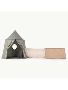 Rollic by Gathre Playroom Bundle Tent Tunnel and Ball Pit - Cream