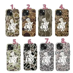 Retro Dough Boy Camo Collection Tough 2-piece Phone Case Tiktokshop