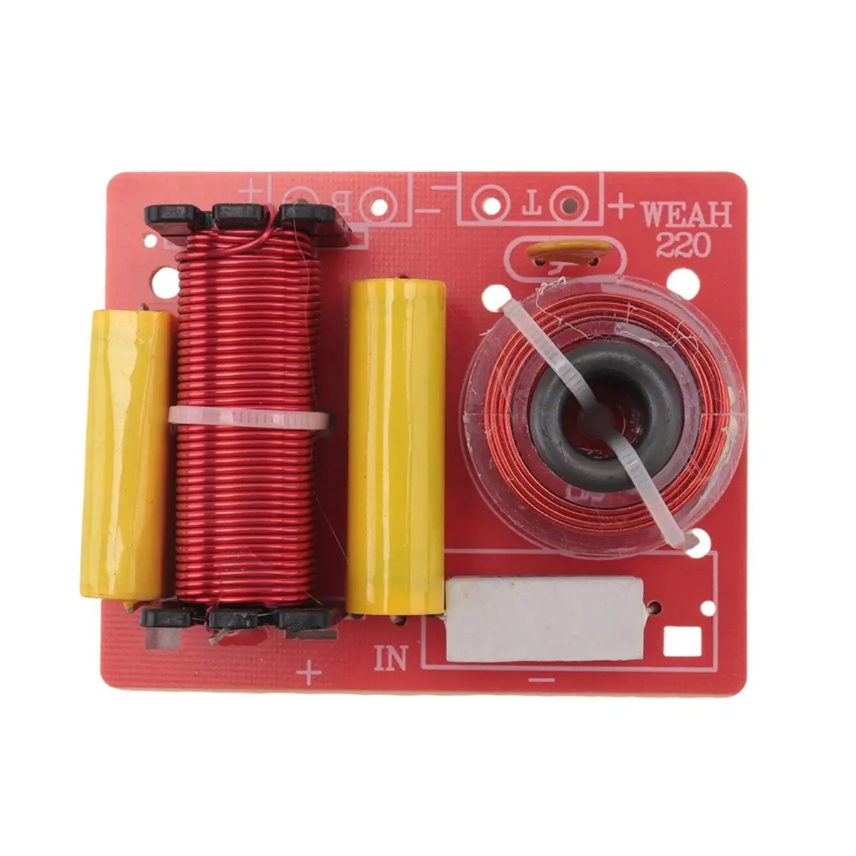 Speaker 2 Way Audio Board Frequency Divider Treble Bass 2 Unit Crossover Filters 120W Bookshelf HIFI Speaker Divider DIY