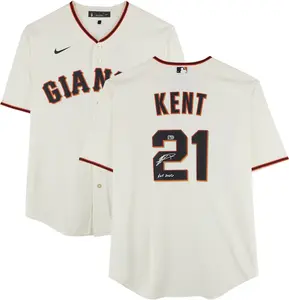 Jeff Kent San Francisco Giants Autographed Cream Nike Replica Jersey with "HOF 2026" Inscription - Fanatics Authentic Certified
