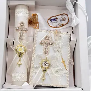 Set De vela para communion 4pcs set, first communion candles boys/ girls