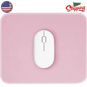 Pink Mouse Pad, Nice and Cute Mouse Pad, Splash-Proof Textured 10.2 x 8.2Inch