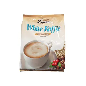 Luwak White Koffie Low Acid (3in1) Instant Coffee 13.5oz, 20 sachets