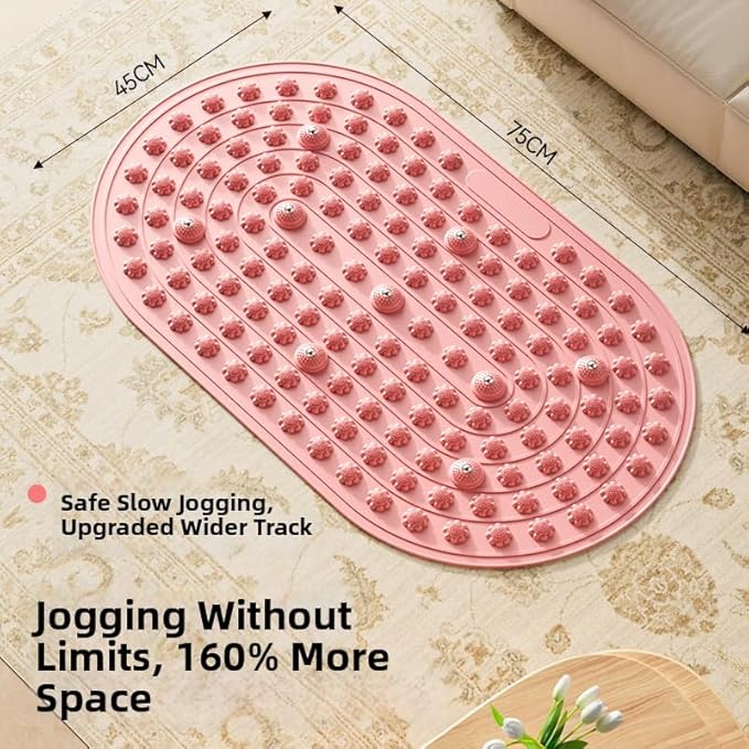 Ergonomic Silicone Foot Pressure Relief Pad with Magnetic Disc,Portable Foot Massage Mat for Home Fitness, Yoga & Daily Comfort