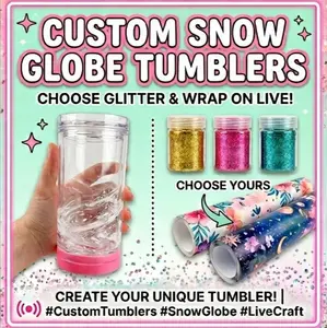 Custom SnowGlobe Tumbler Cup