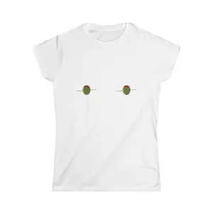 Dirty Martini Olive Babytee, Retro Martini Babytee Aesthetic cool girl, downtown girl baby tee, Girls Night Out,Olive Martini Lover