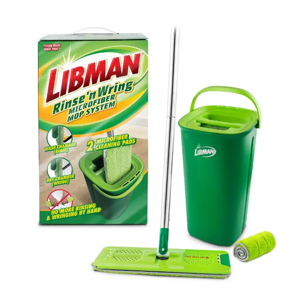 Libman Rinse 'n Wring Microfiber Mop System
