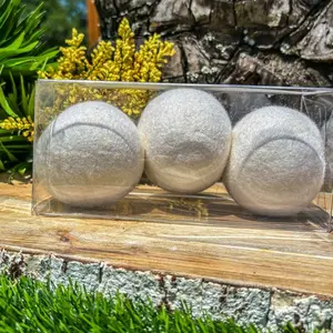 Eco- Friendly Dryer Balls For Laundry Wool