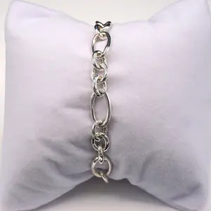 Mexican Handmade Silver Bracelet, 7" L x 5mm W, 7.1 grm