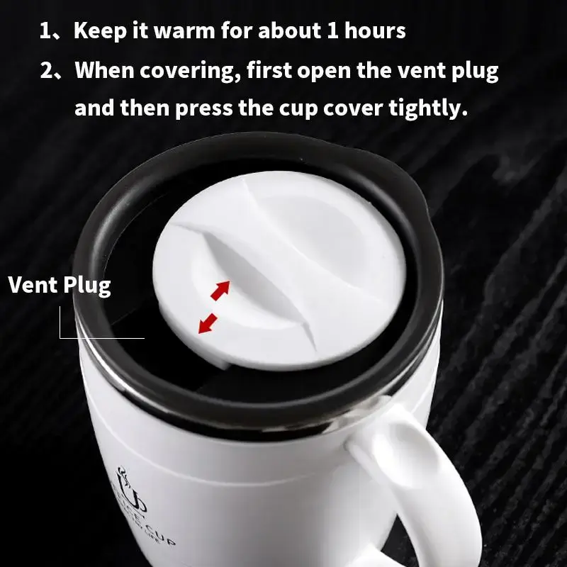 Stainless steel coffee cup, 1 500ml double-layer coffee cup with handle, suitable for home or office, travel cupRAIMENTRY Stainless steel coffee cup, 1 500ml double-layer coffee cup with handle, suitable for home or office, travel cupRAIMENTRY