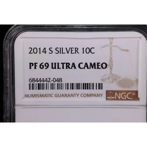 2014-S Roosevelt Proof Silver Dime, NGC Certified. Store #23082365