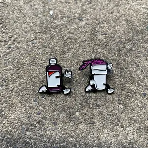 Cartoon double cup pin set (the original) for hats, backpacks , etc.