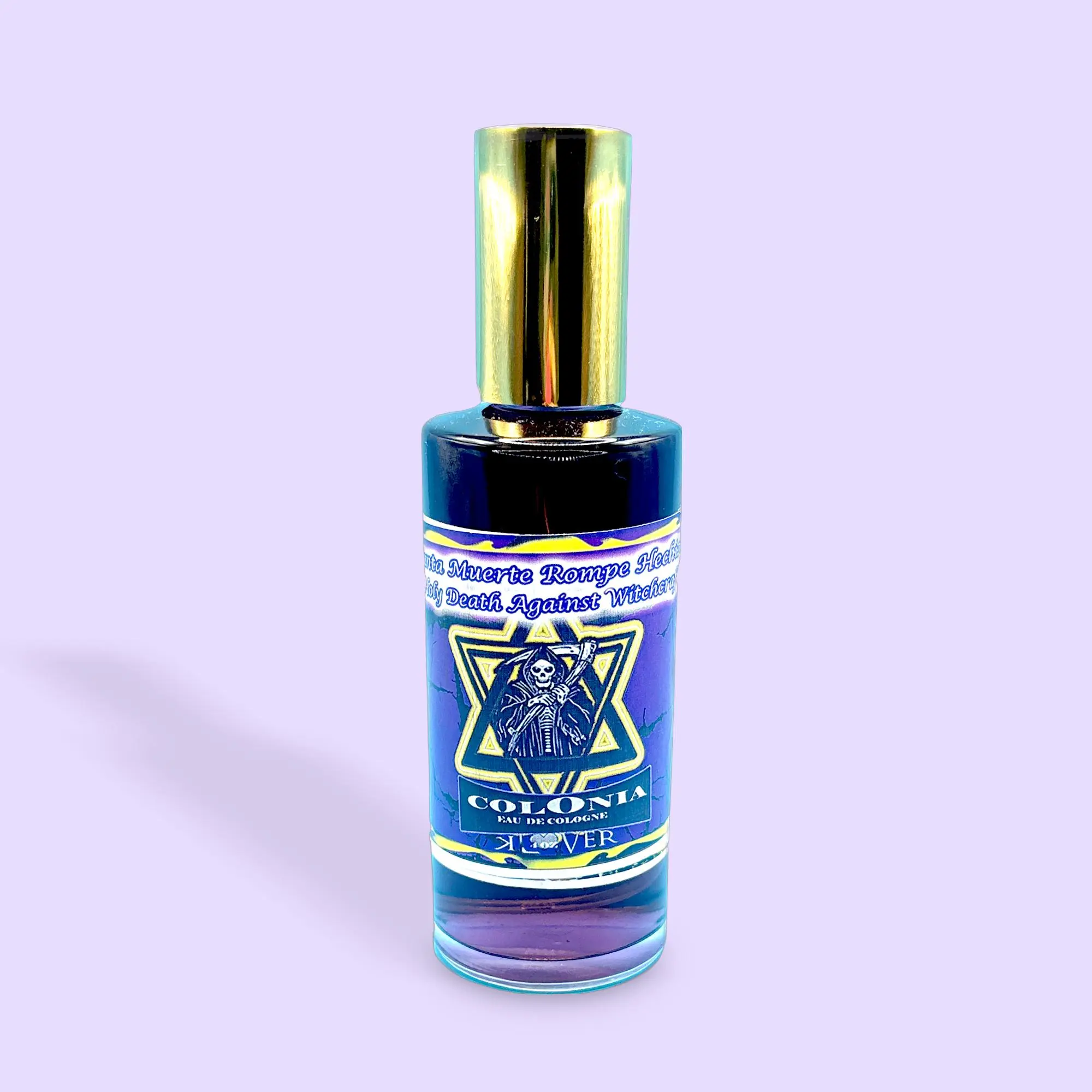 Santa Muerte Against Witchcraft Contra Brujeria Cologne 4 oz, Spiritual, Protection, 4Oz, Bottle, Intention-Focused Colognes
