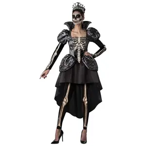Women's Skeleton Queen Costume
