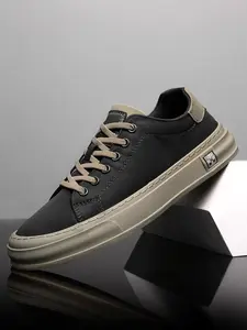Men's New Canvas Shoes Fashion Trendy Versatile Business Casual Walking Shoes Suitable for Outdoor Commuting Wearable Cloth Shoes Sneaker