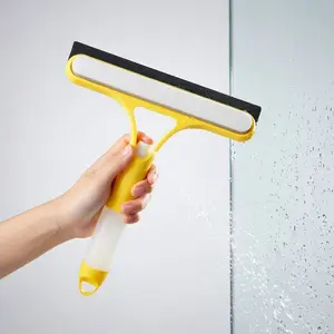 3-in-1 Window Squeegee with Spray Bottle!No Streaks, No Fuss, Clean Glass in Seconds