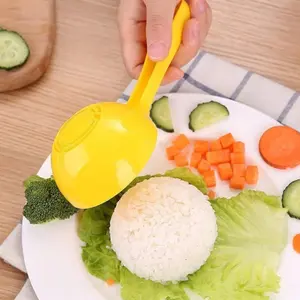 Easy Rice Mold Scoop, Portable Rice Shaper for Home Kitchen, Bento Meals & Creative Food Styling