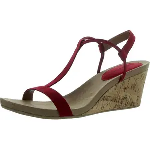 Style & Co. Mulan Wedge Sandal Red  MULAN-RED Women's