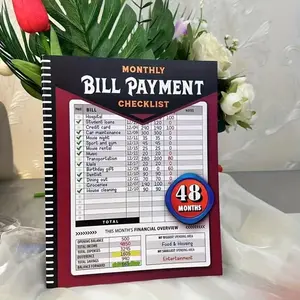 Monthly Bill Payment Checklist  Budget Planner  Expense Tracker Notebook Finance Organizer with 960 Records  4Year Undated Money Management Journal for Families  Home Use