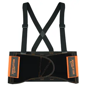 MELOTOUGH Back Brace for Men Lower Back,Back Brace for Work,Back Support Belt with Suspenders,Lower Lumbar Support for Heavy Lifting, Removeable Straps for Construction, Warehouse S/M/L/XL,Gifts for Men