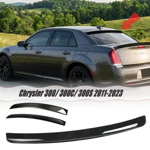 MUTUSAISI Rear window roof spoiler visor wing fit for Chrysler 300 300C 300S 2011-2023 Accessories Lip Exterior