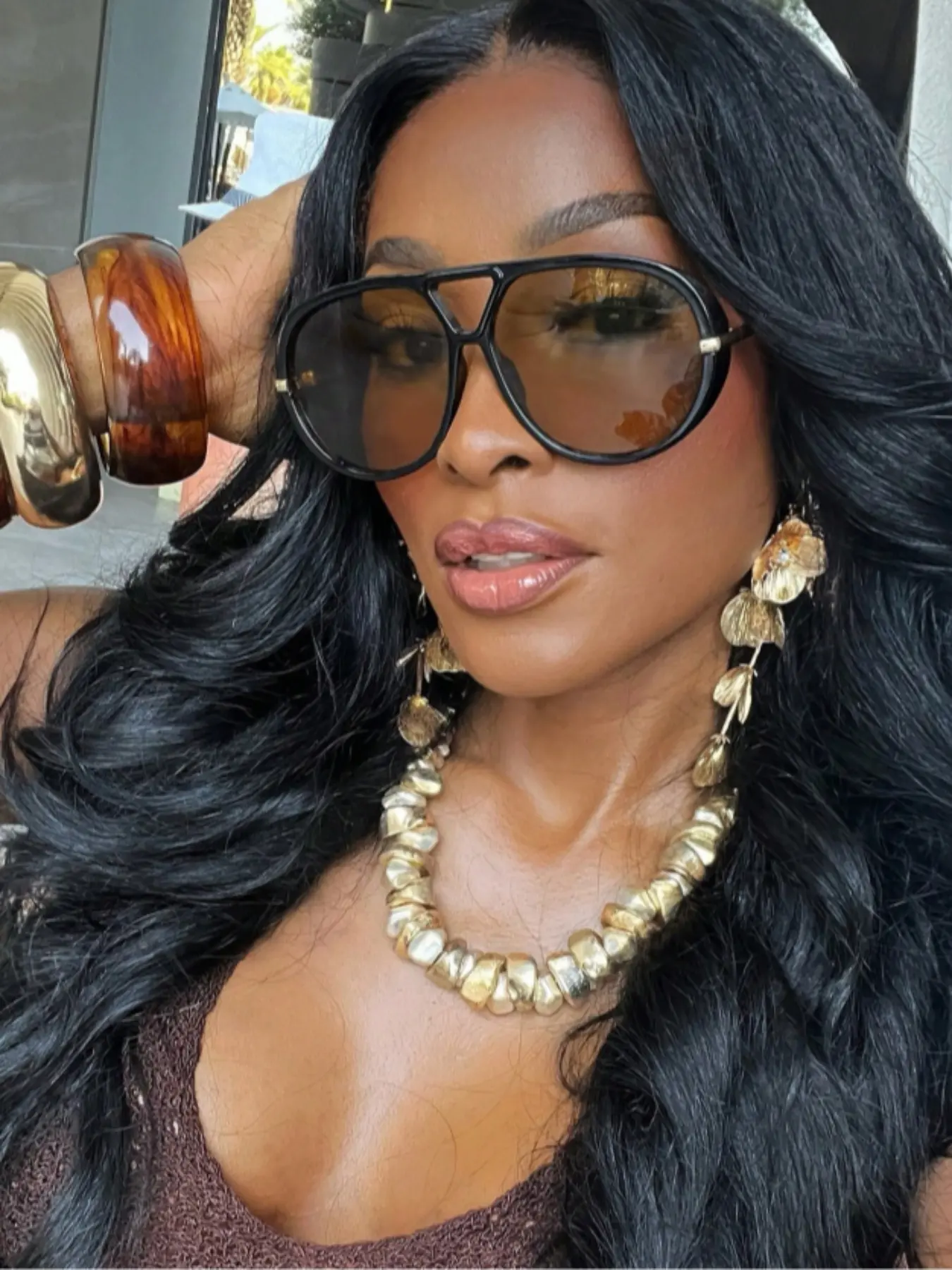 Vintage Metal-Temple Aviator Glasses, Trendy Unisex Casual Eyewear for Men & Women, Perfect for Daily Wear, Stylish Glasses