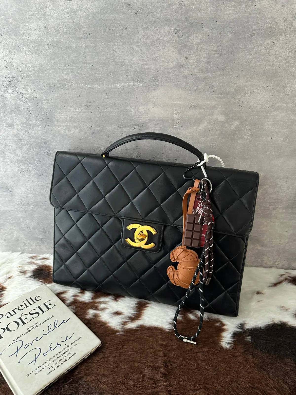 Pre-owned CHANEL As Shown Tote Bags Matelassé briefcase MR05082026C231
