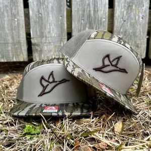 Icon Logo 7 Panel Trucker Hat - Bottomland