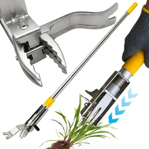 GETYEA Weed Puller Tool, 48" Stand Up Weeder Garden Tools,Made with All Steel Handle & 4-Claw Steel Head,Easy-Eject Mechanism,Remove Weeds Without Bending Or Kneeling, Weeding, Durable