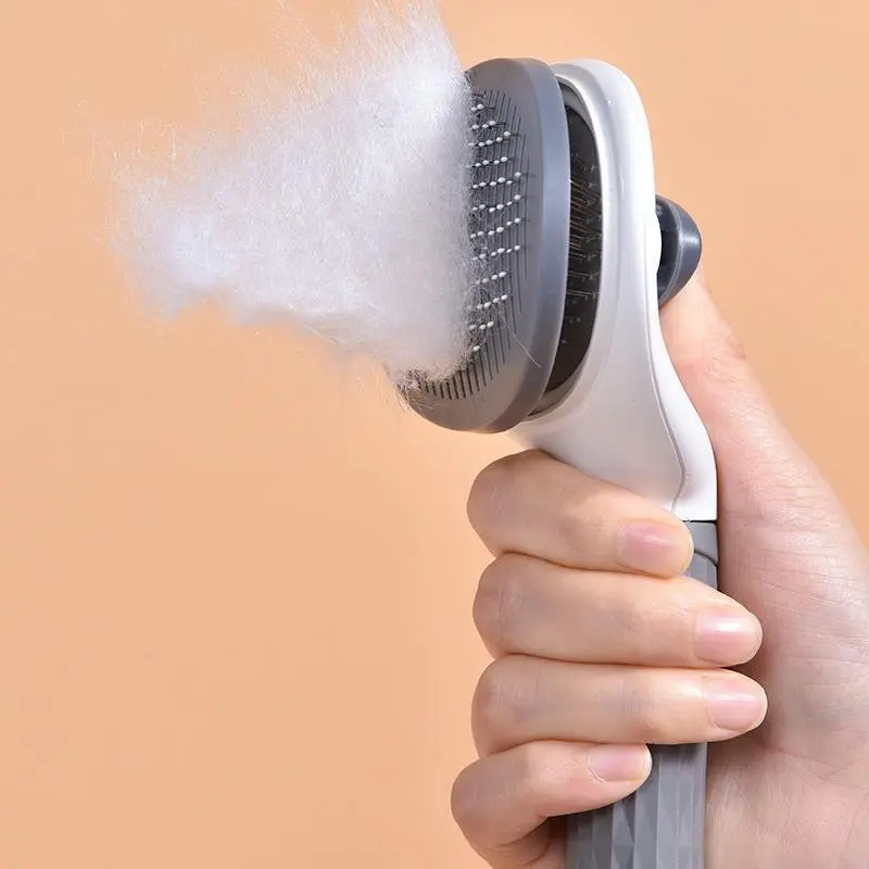 Cat brush, cat comb，cat stuff，dog brush, comb for dogs，pet cleaning accessory pet comb for furry pets. Suitable for long  cats and dogs. Removes loose hair and reduces shedding.Cat and dog  deshedding brush cat stuff pet tools，fur brush Outdoorfun tiktoks