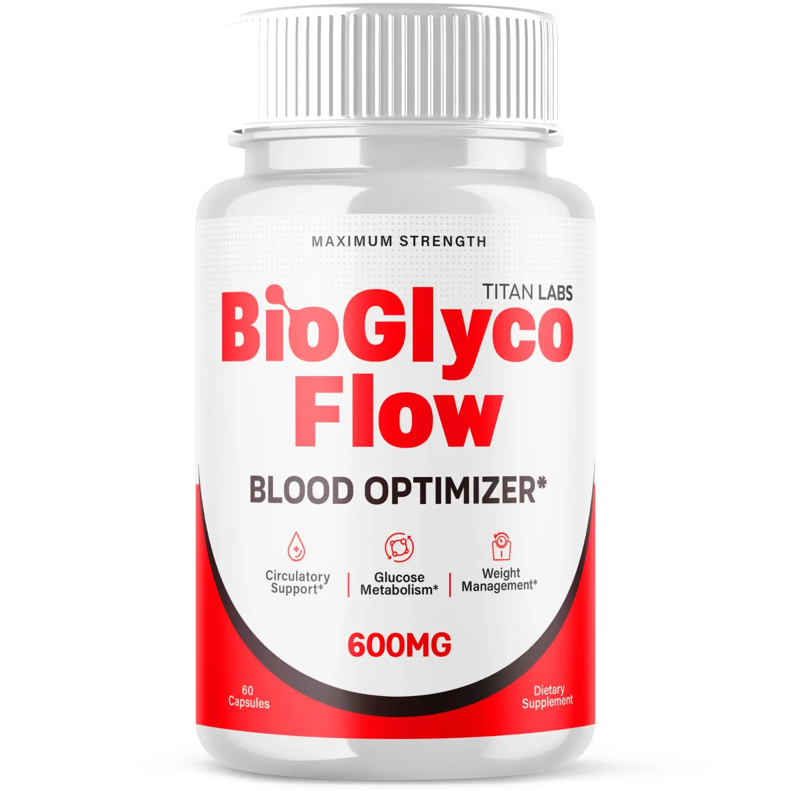 (1 Pack) BioGlyco Flow Advanced Blood Support Bio Glyco Flow 60 Caps