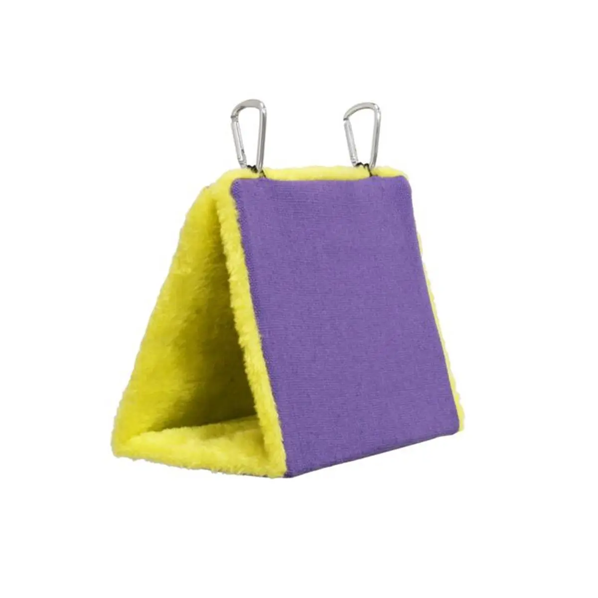 212 MAIN Medium Purple Cloth Fleece Pet Snuggle Hut, Tent-Like Hideaway Spot, Ideal Nesting Spot with Secure Attachment