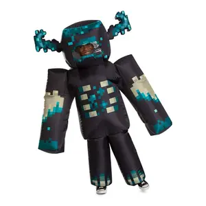 Kid's Minecraft Warden Inflatable Costume