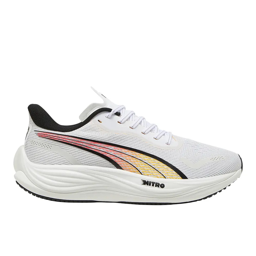 PUMA Mens Velocity Nitro 3 Running Sneakers Shoes - White