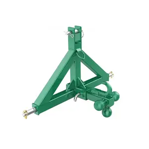 Garvee 3 Point Trailer Hitch for Tractor with 2" Receiver and Towing Ball Hitch for Category 1 Tractors, 3 Pt Quick Hitch Drawbar Adapter for BX, Kubota, NorTrac, Kioti, Yanmar