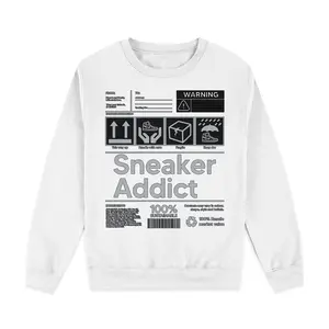 Sneaker Addict Sweatshirt Match Retro 12s Wolf Grey | Color-Match Design | Adjustable Fit (S-5XL) | Shirt To Match Sneaker