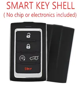 Remote Smart Key SHELL Compatible with Jeep Grand Cherokee L 2021 - 2026 M3NWXF0B1