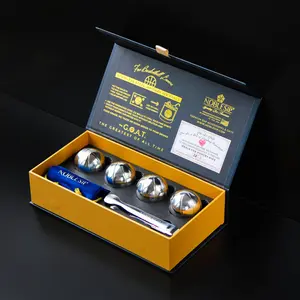 Noblesip Basketball Steel Whiskey Ice Balls