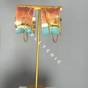 Freeform Organic Hoop Earrings