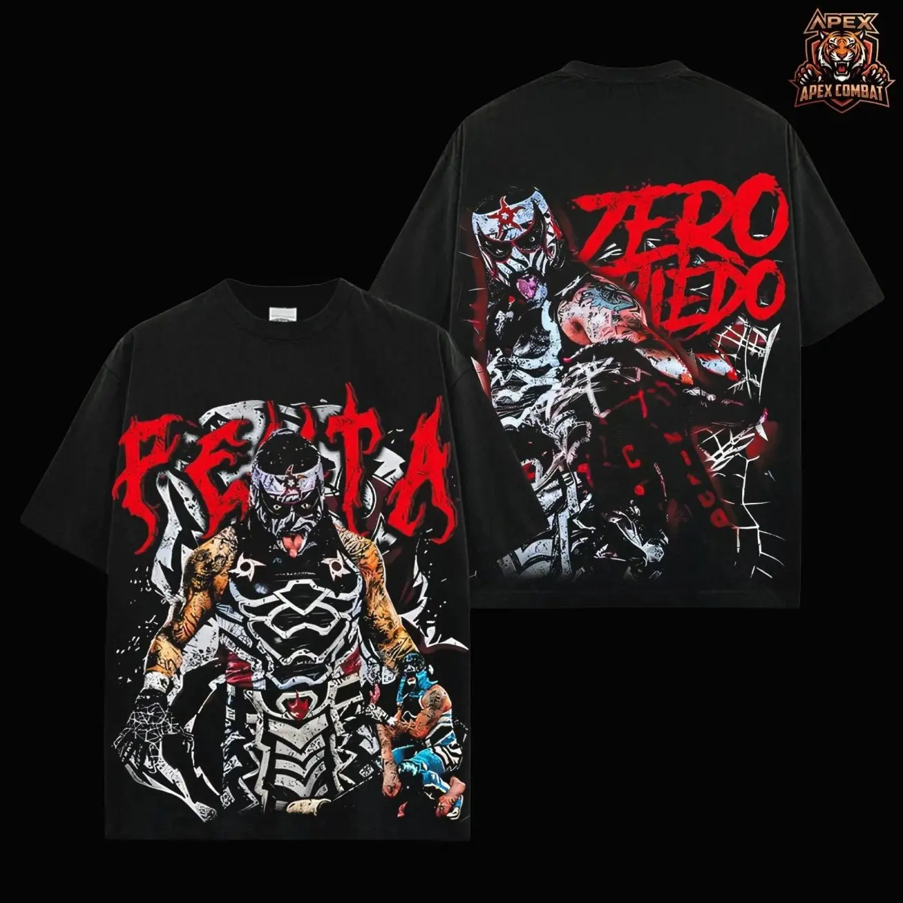 Penta El Zero Miedo WWE Legend Premium Wrestling T Shirt 100% Cotton T-Shirt The Charismatic Army, Team Xtreme Shirt, WWE Fans Shirt, WWE Event Outfit ZU3