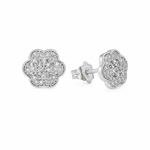 Rose Pavé Studs by AZ Essentials