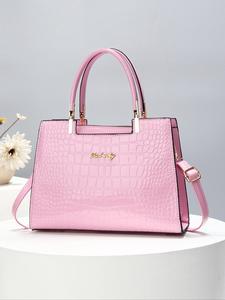 fashionable handbag, letters decorated large capacity handbag, elegant shoulder bag for women, trendy versatile daily commuting bag, stylish handbag, purse everyday bags, women handbags, unique bags, everyday bags