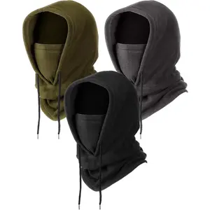 "TikTok’s Arctic Survival Hack! ❄️ 🖤   Heavyweight Thermal Balaclava – Polar Fleece Tactical Face Mask for Skiing/Motorcycle/Extreme Cold Hypoallergenic & Windproof Winter Gear (Snowstorm Prep/Last-Minute Xmas Gifts) – Stealth Mode Activated"
